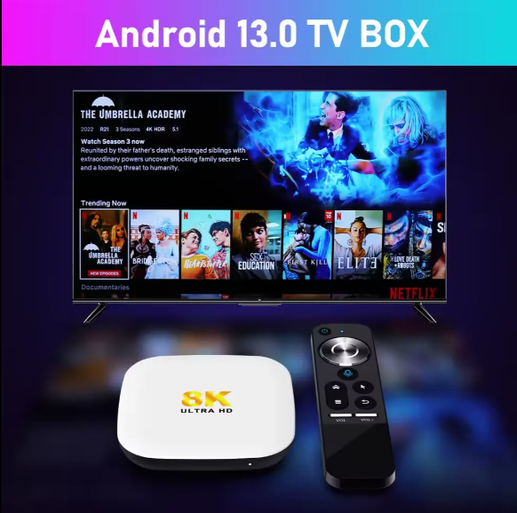 Newest 8K System Best 4K Smart TV Android IPTV Box